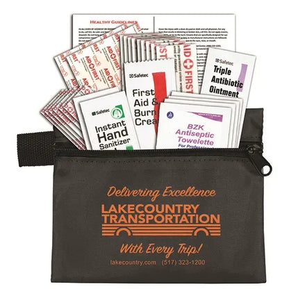 Zenith 27 Piece First Aid Kit in Zipper Pouch
