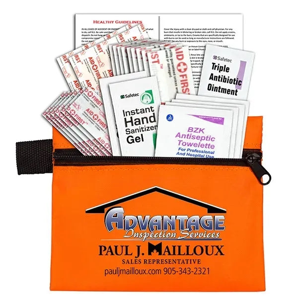 Altair 26 Piece First Aid Kit in Zipper Pouch
