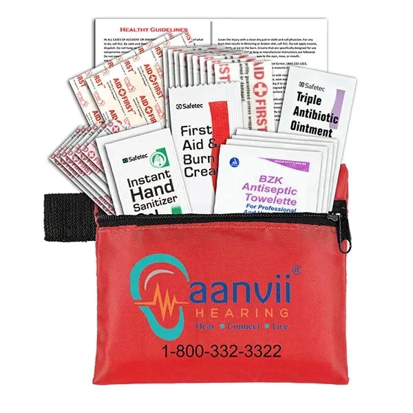 Zenith 27 Piece First Aid Kit in Zipper Pouch