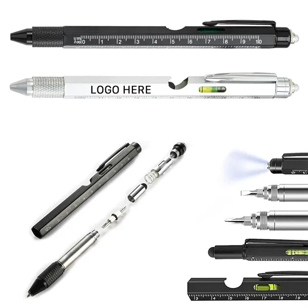 8-In-1 Multifunctional Tool Pen With Compact Features