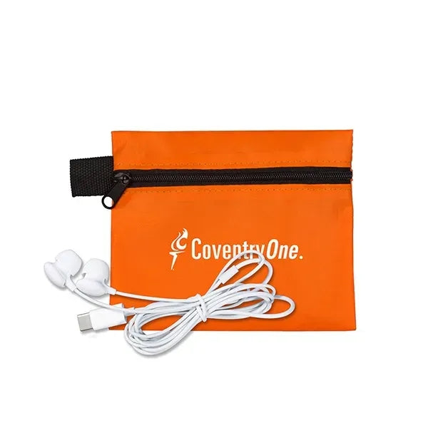 ZipTune Mobile Tech Earbud Kit in Zipper Pouch