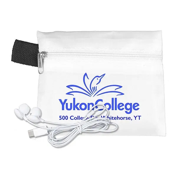 ZipTune Mobile Tech Earbud Kit in Zipper Pouch