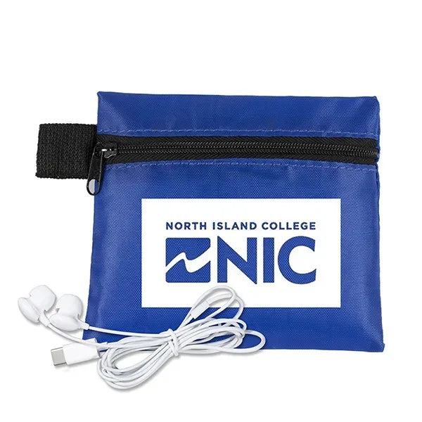 ZipTune Mobile Tech Earbud Kit in Zipper Pouch
