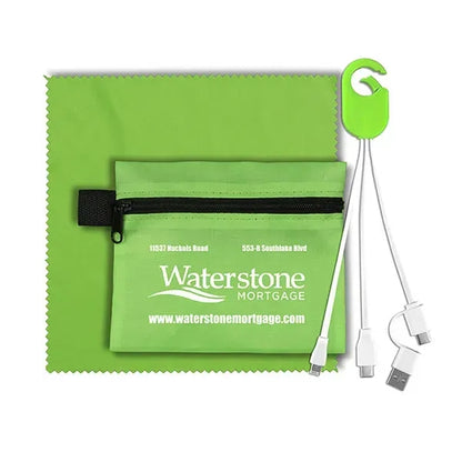 ReCharge Zip Mobile Tech Charging Cables in Zipper Pouch