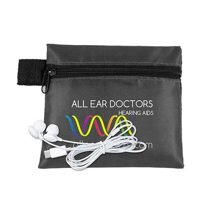 ZipTune Mobile Tech Earbud Kit in Zipper Pouch