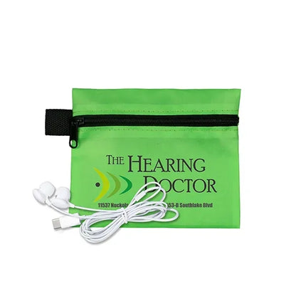 ZipTune Mobile Tech Earbud Kit in Zipper Pouch