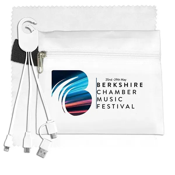ReCharge Zip Mobile Tech Charging Cables in Zipper Pouch