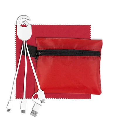 ReCharge Zip Mobile Tech Charging Cables in Zipper Pouch