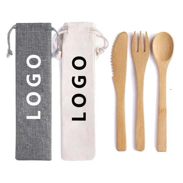 Natural Travel Cutlery Set