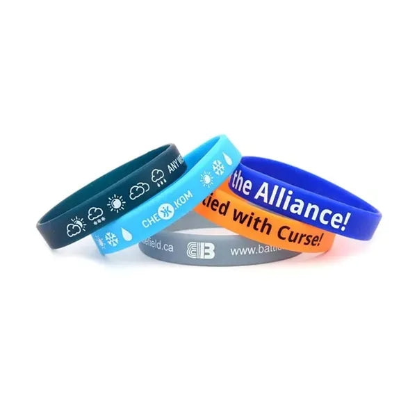 Screen Printed Silicone Bracelet