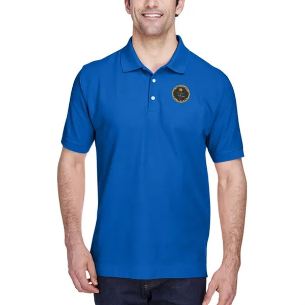 Devon & Jones Men's Short-Sleeve Polo Shirt
