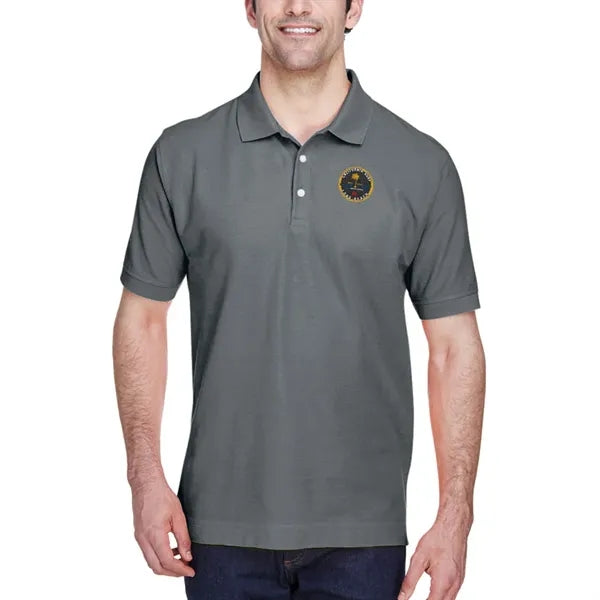 Devon & Jones Men's Short-Sleeve Polo Shirt
