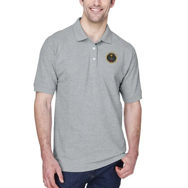 Devon & Jones Men's Short-Sleeve Polo Shirt