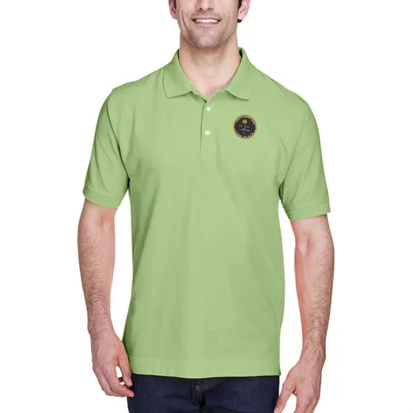Devon & Jones Men's Short-Sleeve Polo Shirt
