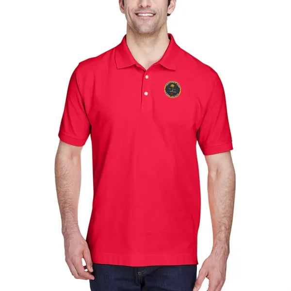Devon & Jones Men's Short-Sleeve Polo Shirt