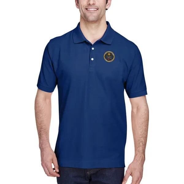 Devon & Jones Men's Short-Sleeve Polo Shirt