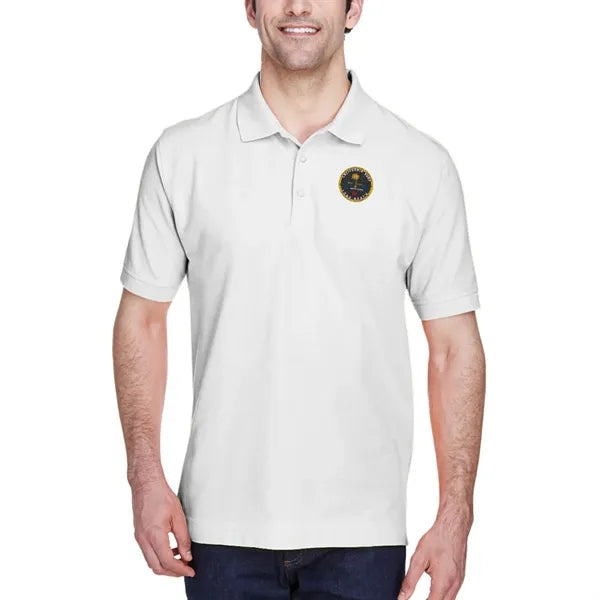 Devon & Jones Men's Short-Sleeve Polo Shirt