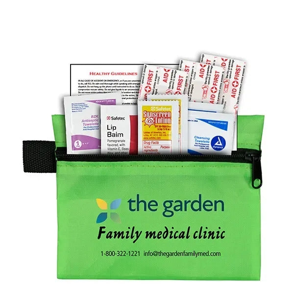Paris 10 Piece First Aid Kit in Pouch