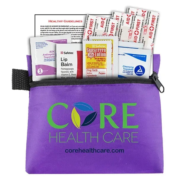 Paris 10 Piece First Aid Kit in Pouch