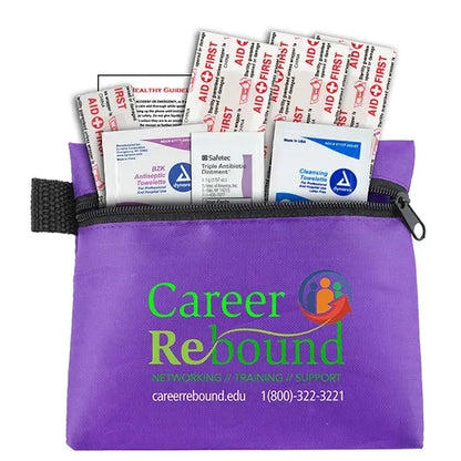 Tag-A-Long Plus 8 Piece First Aid Kit in Zipper Pouch