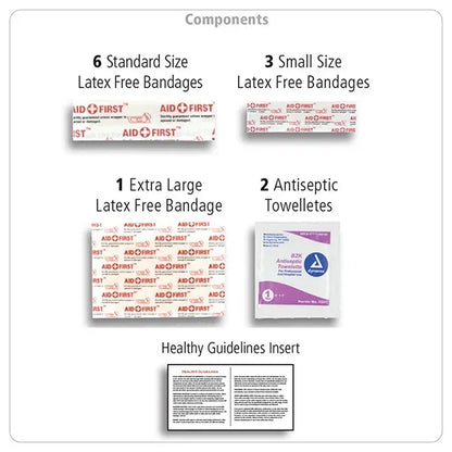 Riverside 13 Piece First Aid Kit in Pouch
