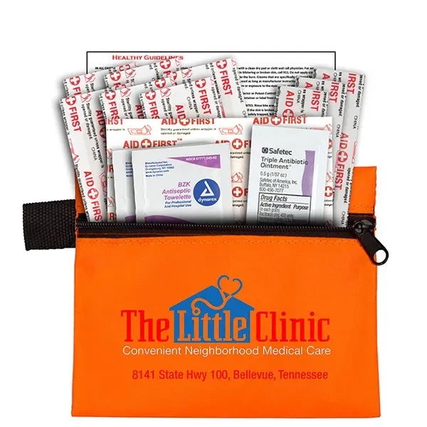 Riverside Plus 14 Piece First Aid Kit in Zipper Pouch