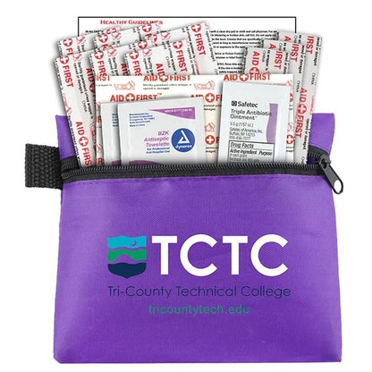 Riverside Plus 14 Piece First Aid Kit in Zipper Pouch