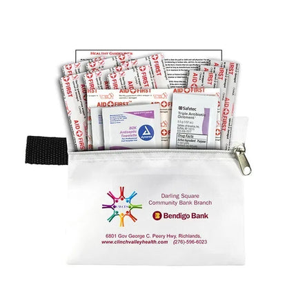 Riverside Plus 14 Piece First Aid Kit in Zipper Pouch