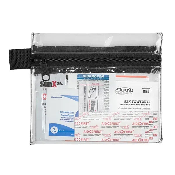 Riverside Plus 14 Piece First Aid Kit in Zipper Pouch