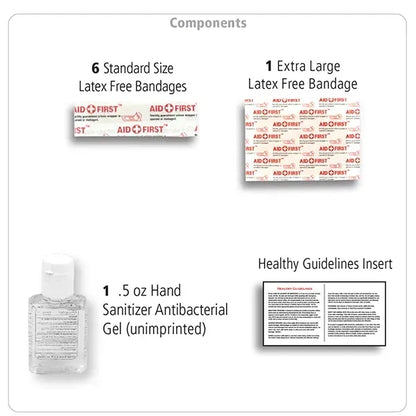 SANITIME 9 Piece First Aid Kit