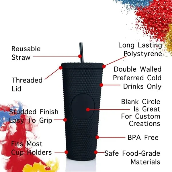 Double Wall Studded Cups 24 Oz