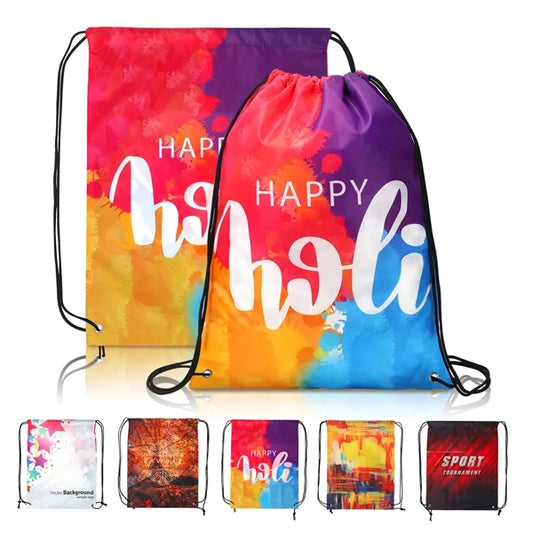 DYE SUBLIMATED DRAWSTRING BACKPACK (14" x 17")