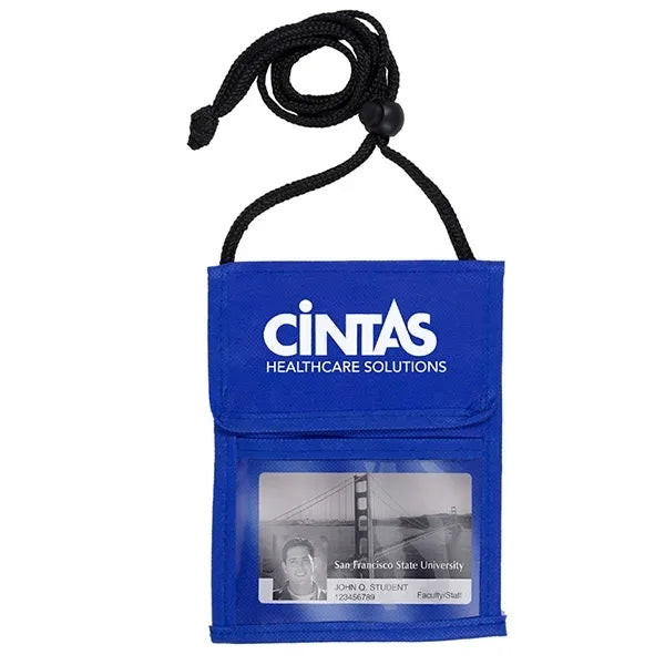 NonWoven Econo 5 Function Tradeshow Badgeholder & NeckWallet