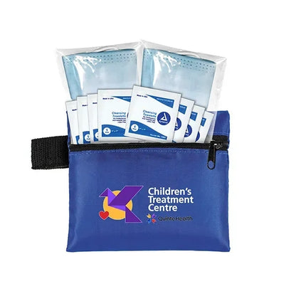 Titan Wipe it Down First Aid Travel Kit in Zippered Pouch
