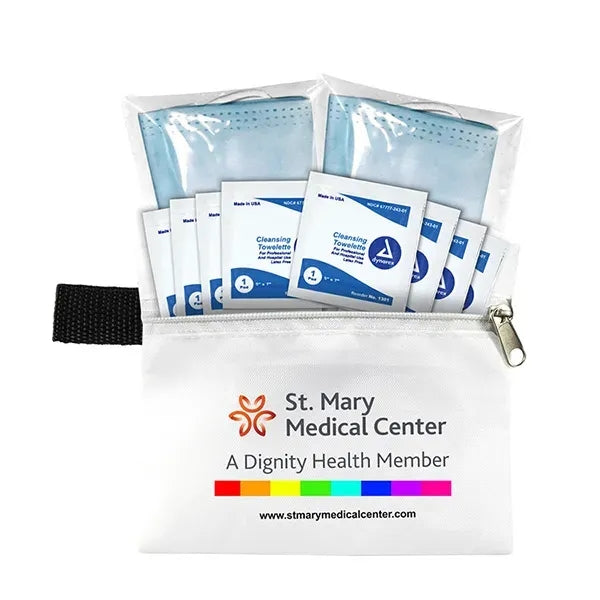 Titan Wipe it Down First Aid Travel Kit in Zippered Pouch