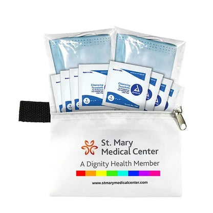 Titan Wipe it Down First Aid Travel Kit in Zippered Pouch