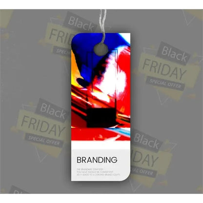 Leaf Hang Tags, Front and Back - (3.5" x 2")