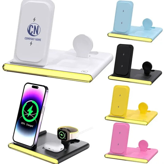4-in-1 Foldable Magnetic Wireless Charger
