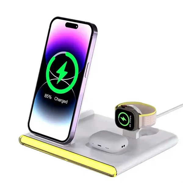 4-in-1 Foldable Magnetic Wireless Charger