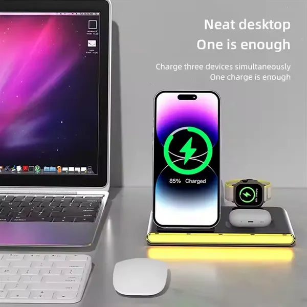 4-in-1 Foldable Magnetic Wireless Charger