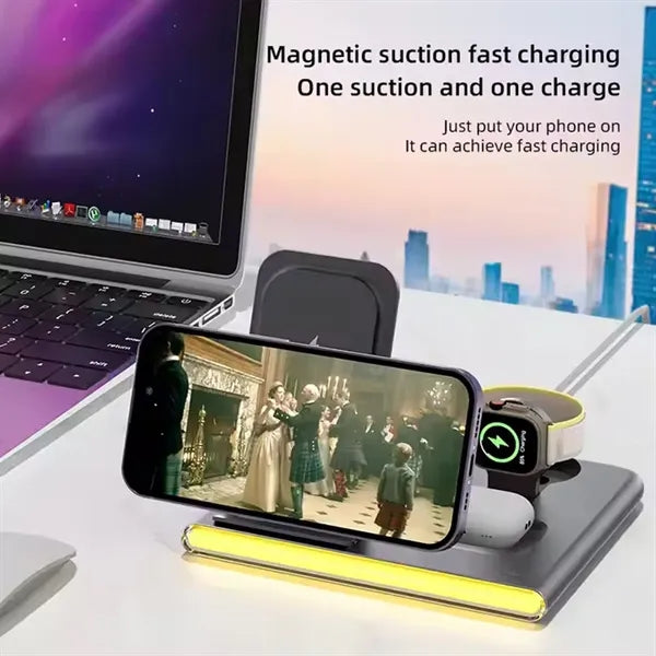4-in-1 Foldable Magnetic Wireless Charger
