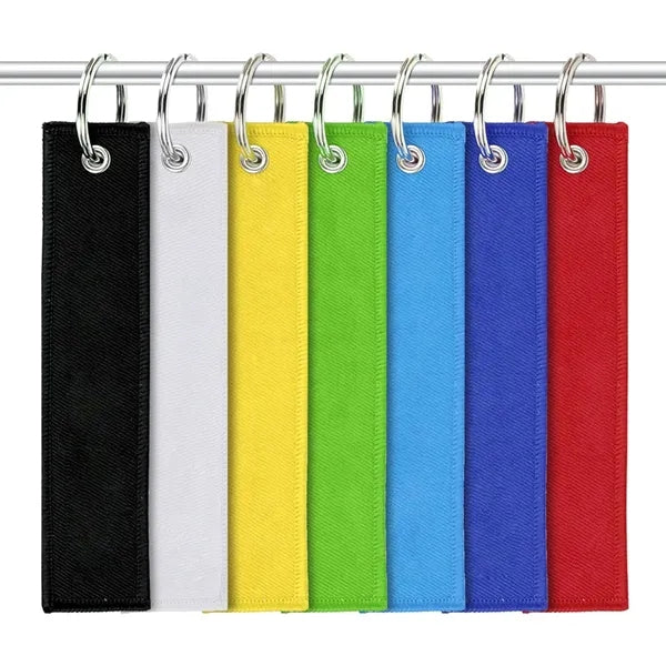 Jacquard Woven Luggage Keychain Tag ( 1.18" X 5.12" )