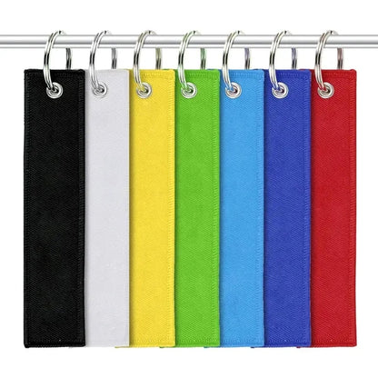 Jacquard Woven Luggage Keychain Tag ( 1.18" X 5.12" )