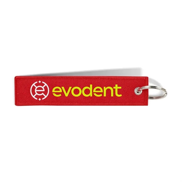 Jacquard Woven Luggage Keychain Tag ( 1.18" X 5.12" )
