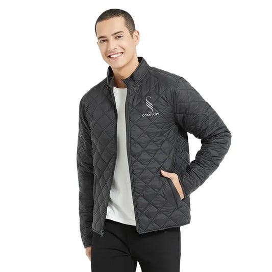 MEN'S QUILTED FULL ZIP JACKET
