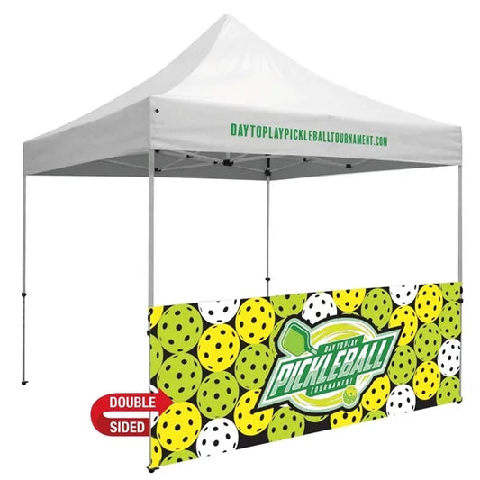 10' Deluxe/Economy Tent Half Wall Kit (Dye Sub, 2-Sided)