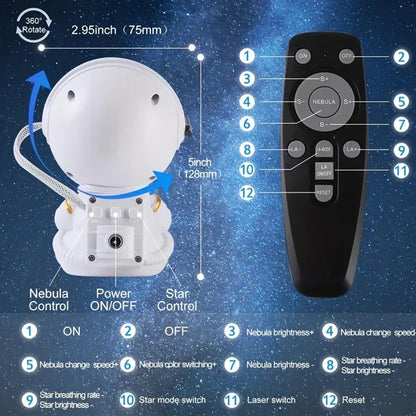 Astronaut Star Projector