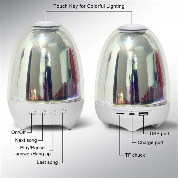 2 In 1 Night Light Bluetooth Speaker