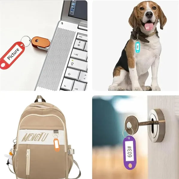 Key ID Label Tags with Keychain