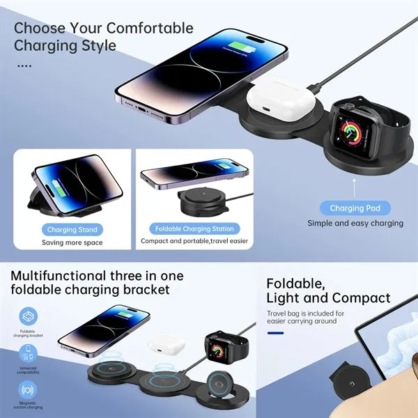 3-in-1 Wireless Charging Station